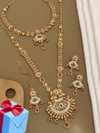 Gold Pleted Matte Necklace Combo Set Wholesale Shop In Surat
